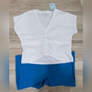 Bundle of NWT DSG Cinched Tank & High Rise Crop